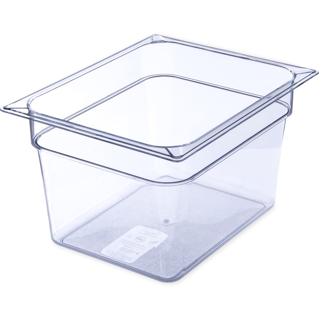 Carlisle 10223B07 StorPlus Clear Half Size x 8" D Food Pan