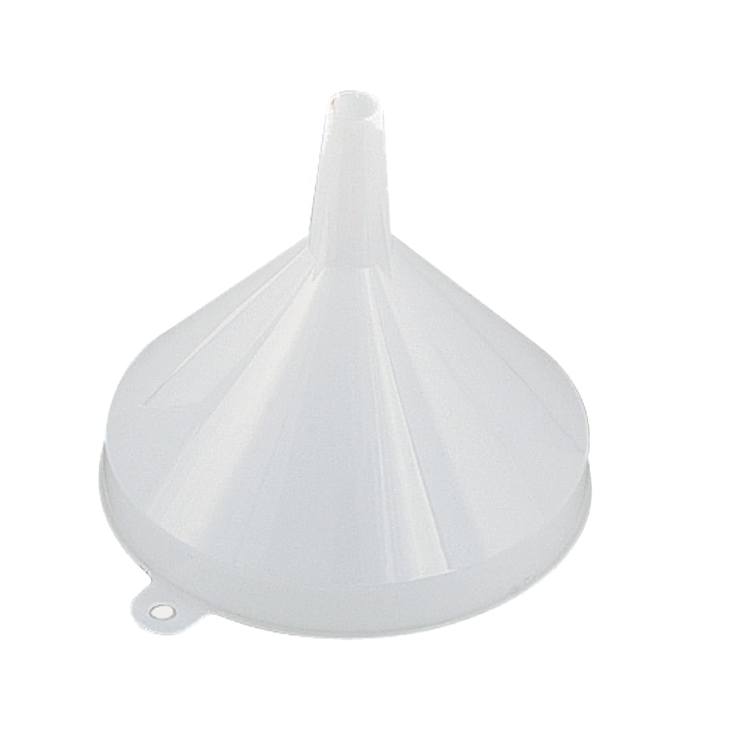 Browne Foodservice 368 Polyethylene 8 Oz. One-Piece Funnel