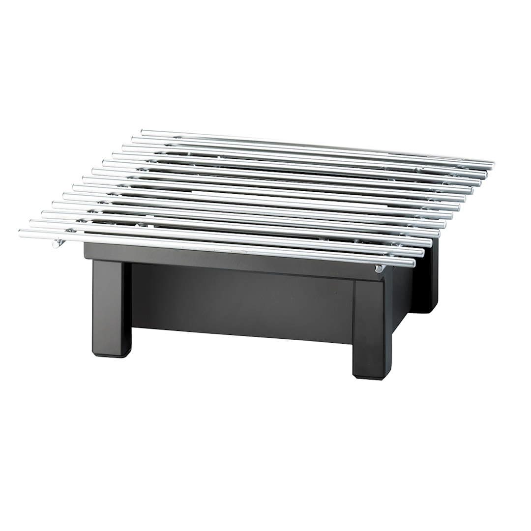 Cal-Mil 1348-12-13 Black 12 x 12" Modern Style Cook N Serve Riser