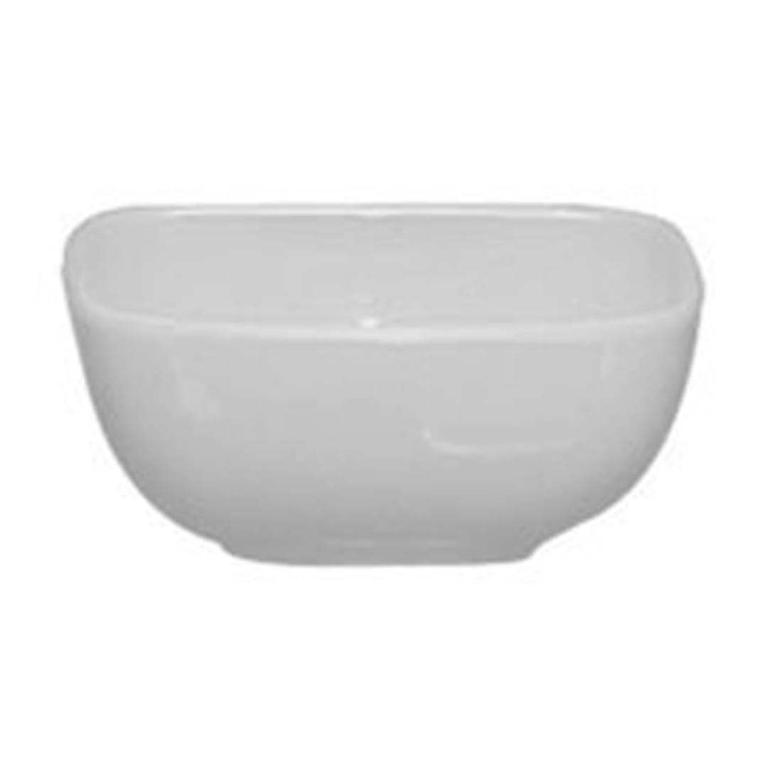 Thunder Group PS3103W Passion White 5 Oz. Round Square Bowl - Dozen