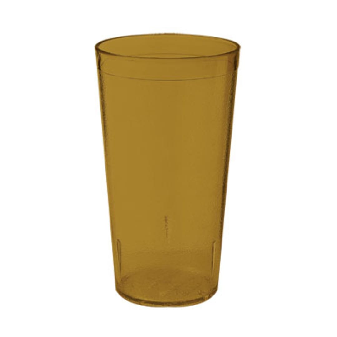 G.E.T. 6616-1-A Textured Amber 16 Oz. Tumbler