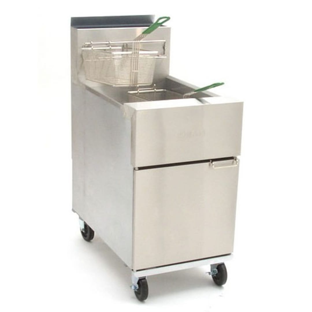 Dean® SR162G Super Runner Natural Gas 60-75 Lb Fat Capacity Fryer