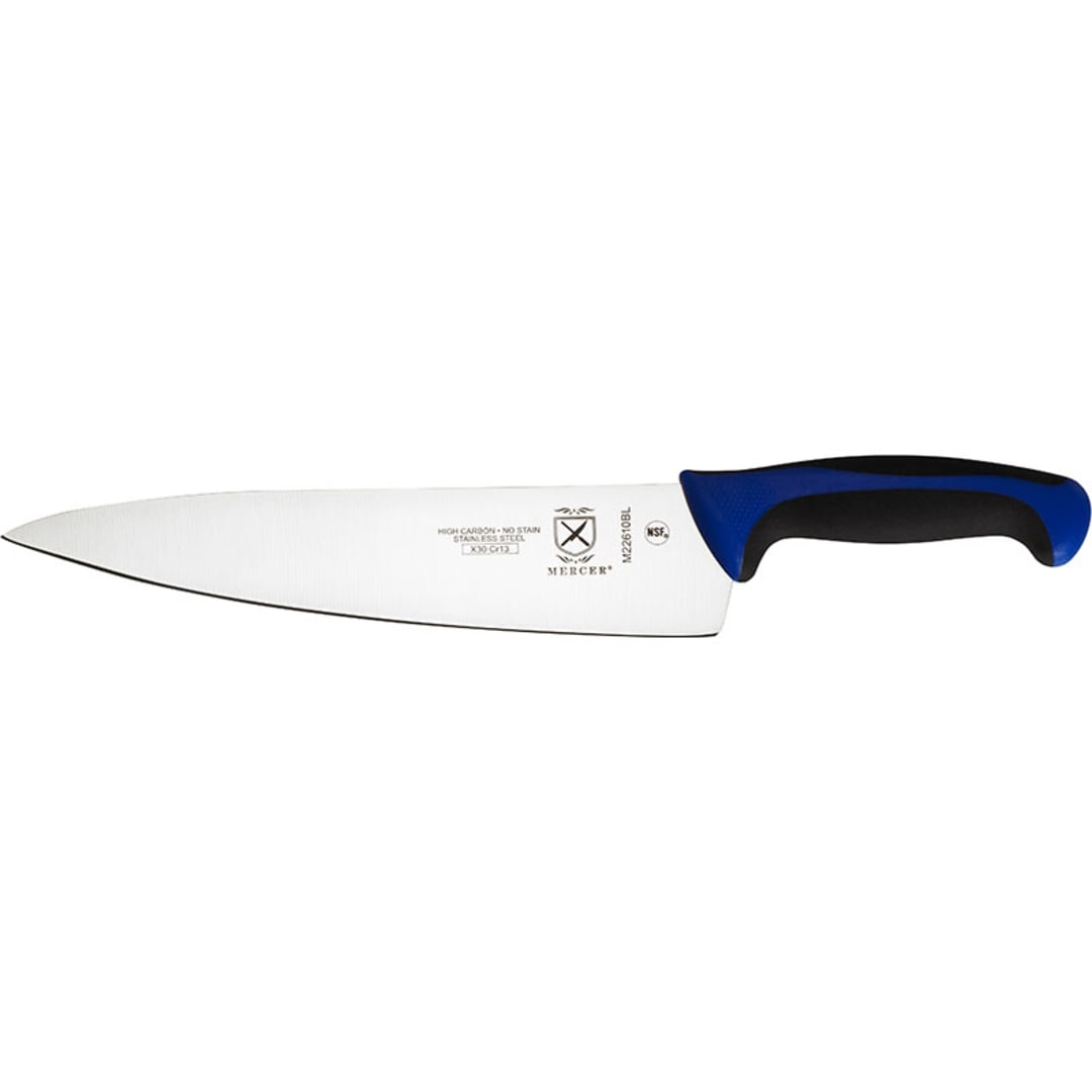 Mercer Culinary M22610BL Millennia 10" Blue Chef's Knife