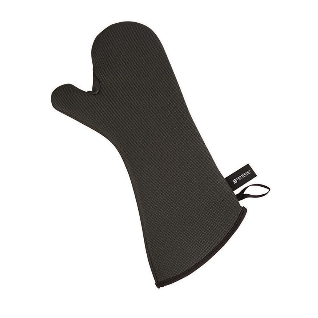 San Jamar® UCMX17BK Black 17" Ultigrips® Oven Mitt