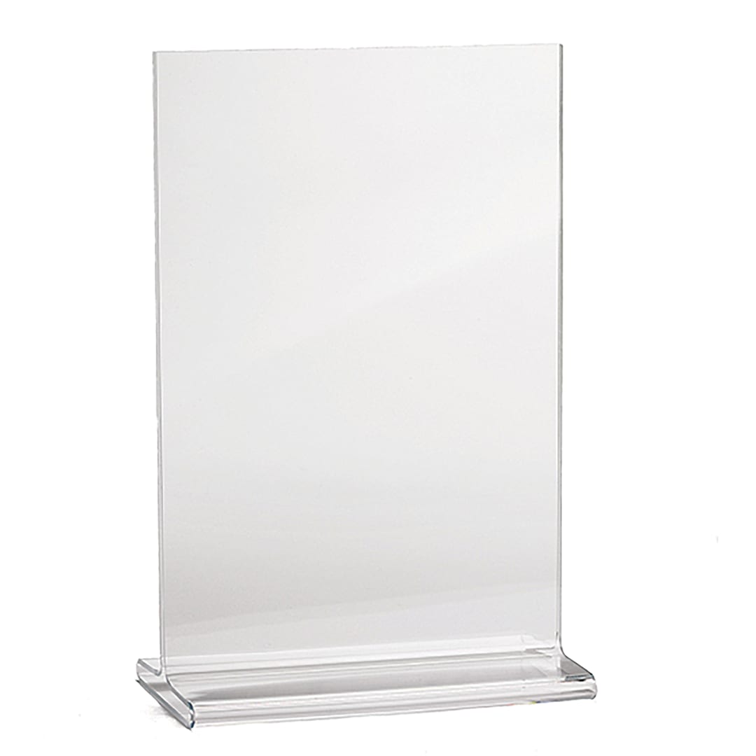 TableCraft 5070 Two-Sided Acrylic Menu Holder