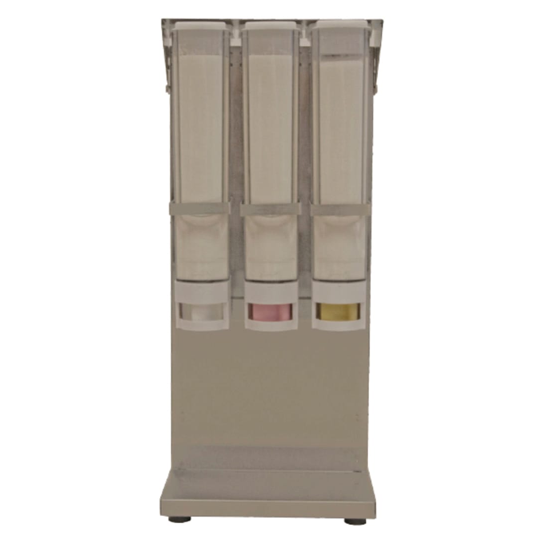 Prince Castle 106-WMC Wall-Mount Triple Portion Creamer Dispenser