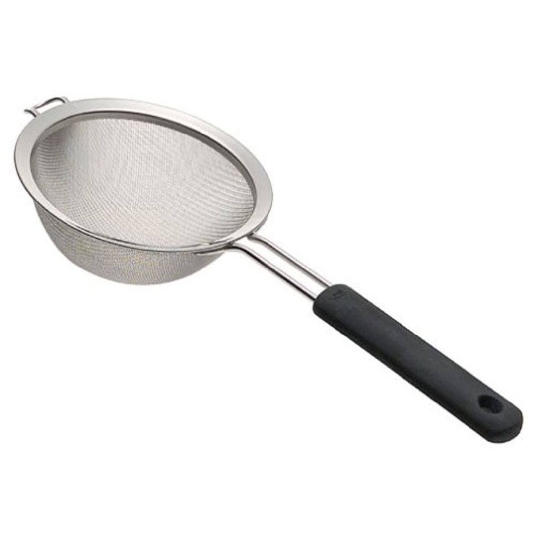 OXO 38891 Good Grips® Double-Rod Black Handle 6" Strainer