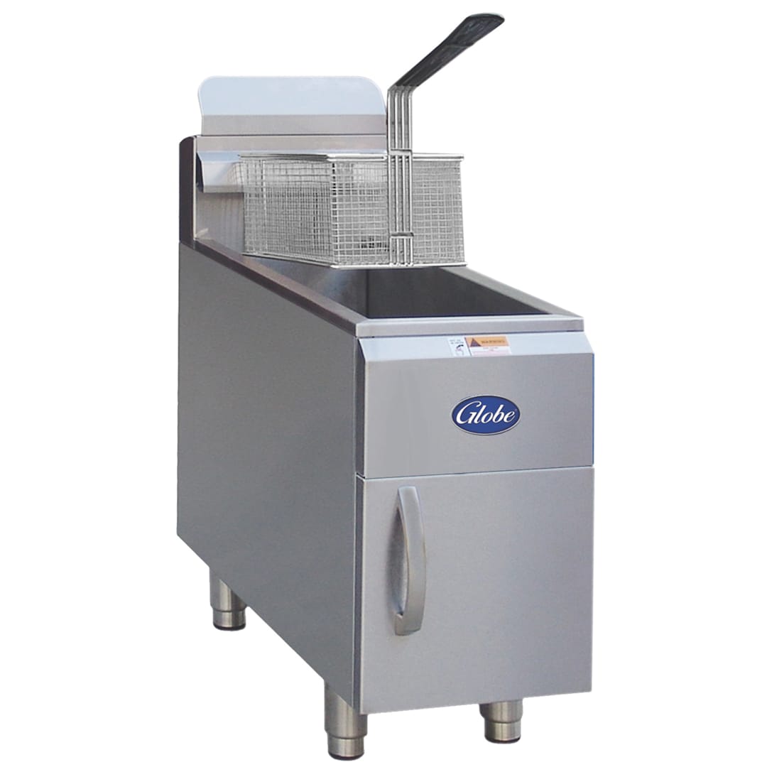 Globe Food GF15PG Countertop 15-LB Capacity Liquid Propane Gas Fryer