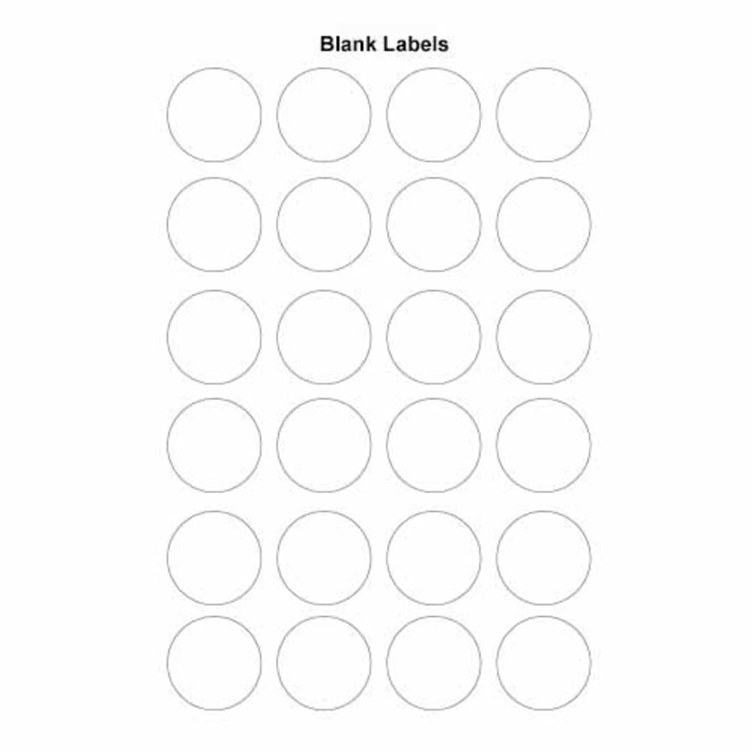 FIFO 8010-010 Washable 1-1/2" Blank Labels