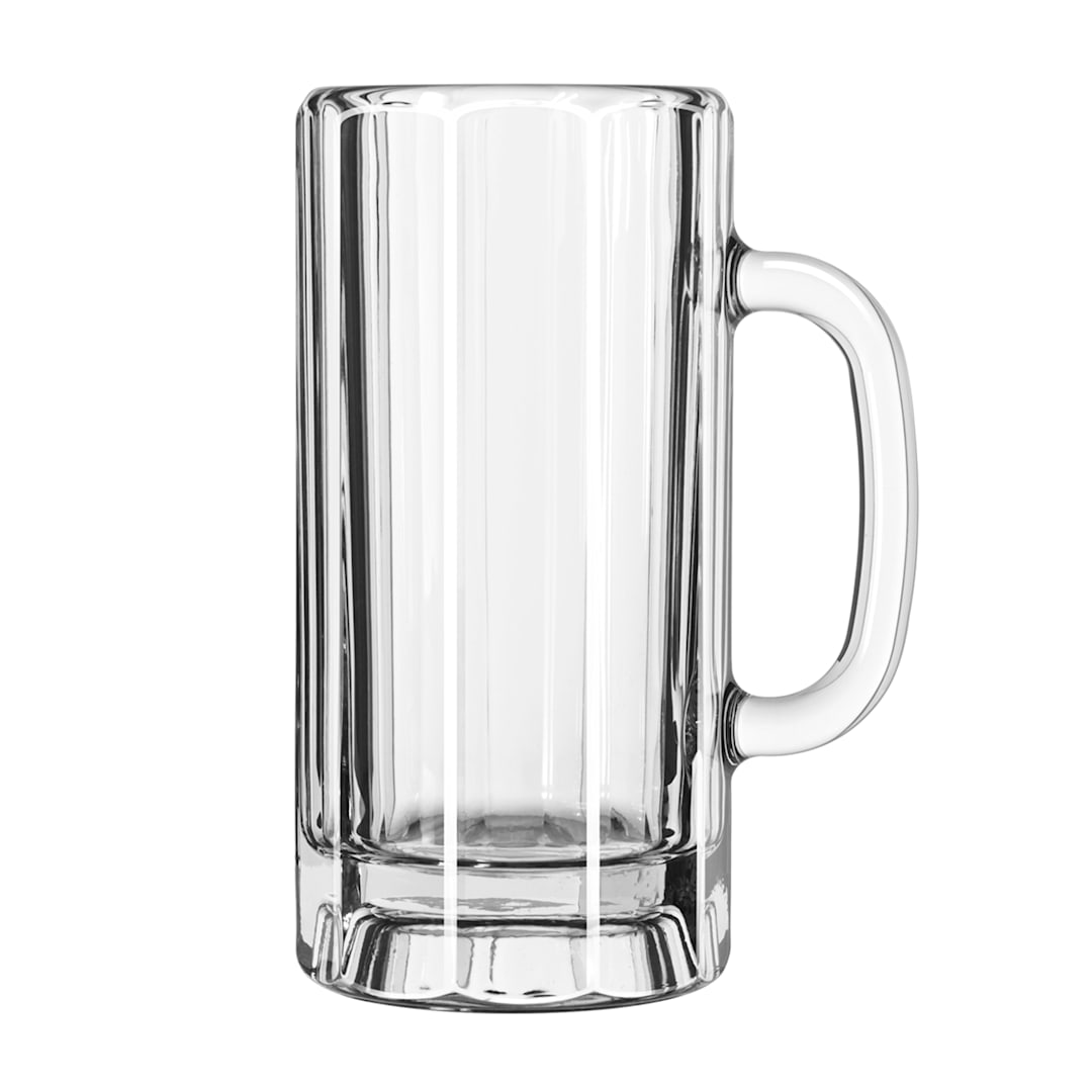 Libbey 5327 Clear 22 Ounce Paneled Mug