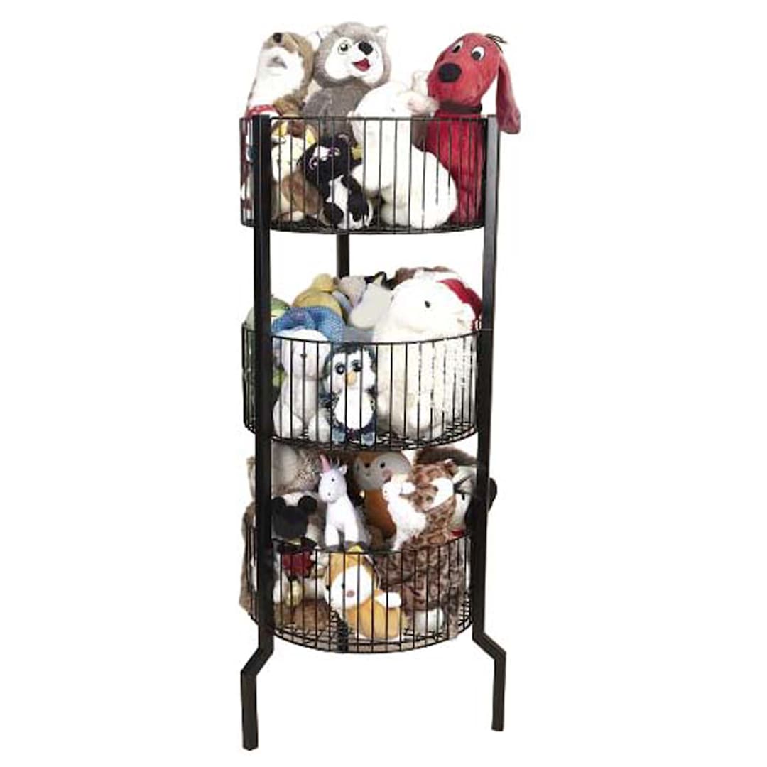 Darling Foodservice Black 3-Tier Bin Display
