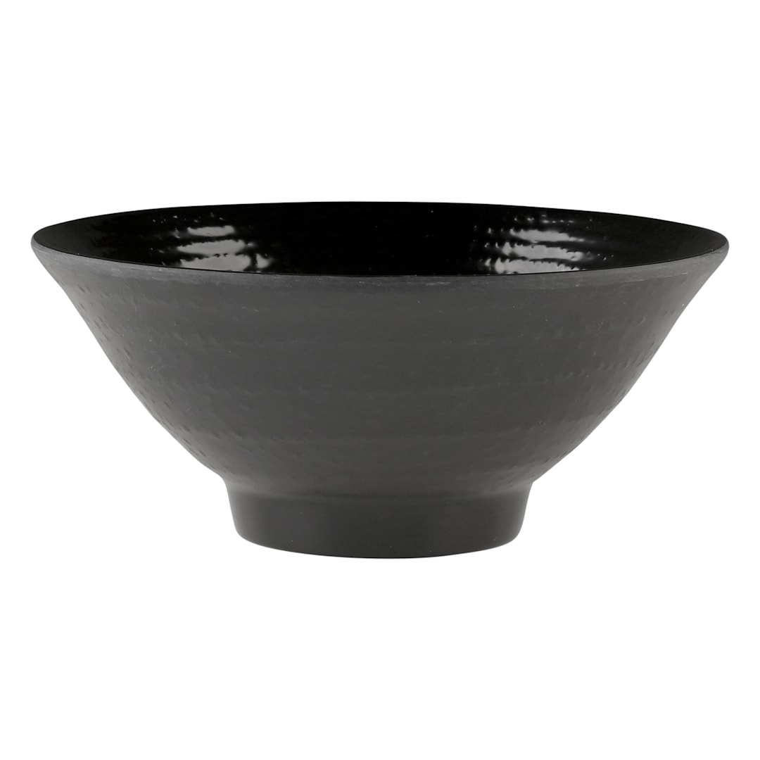 EGS D1005RR-B Pebble Creek 14 Oz. Black Bowl - 6 / CS