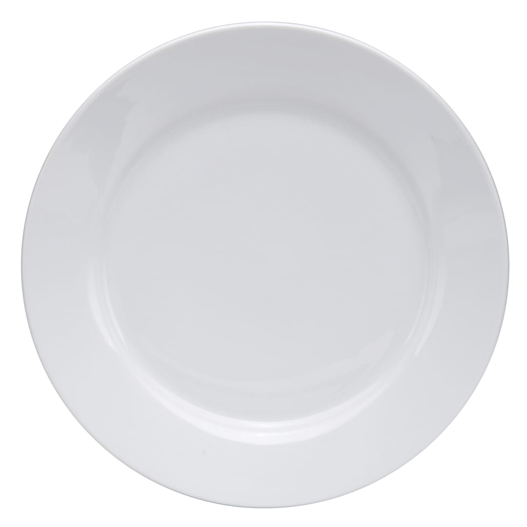 1880 Hospitality F8010000156 Bright White Ware 11" Round Plate - 12/CS