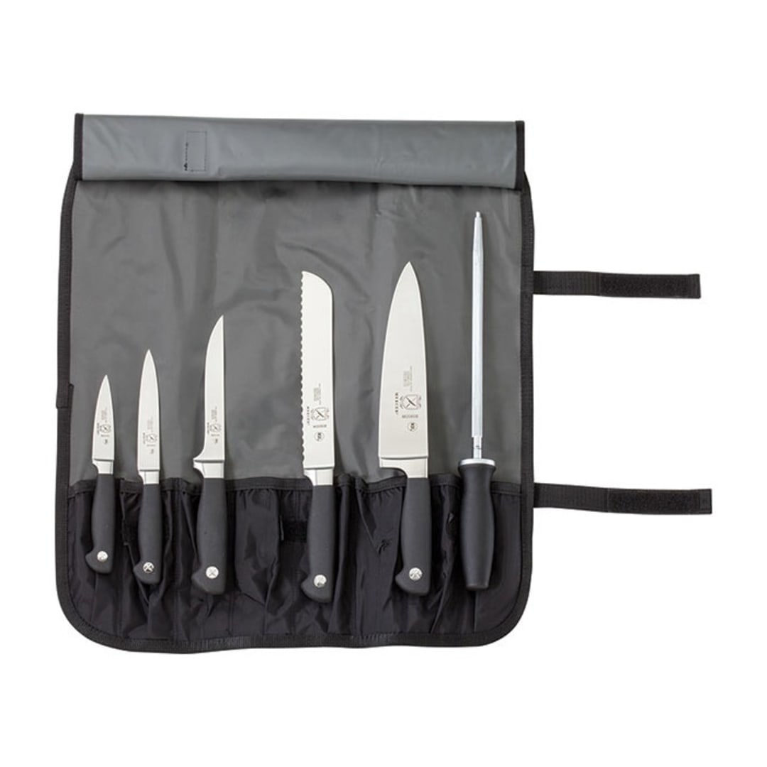 Mercer Culinary® M21800 Genesis® 7-Piece Knife Roll Set