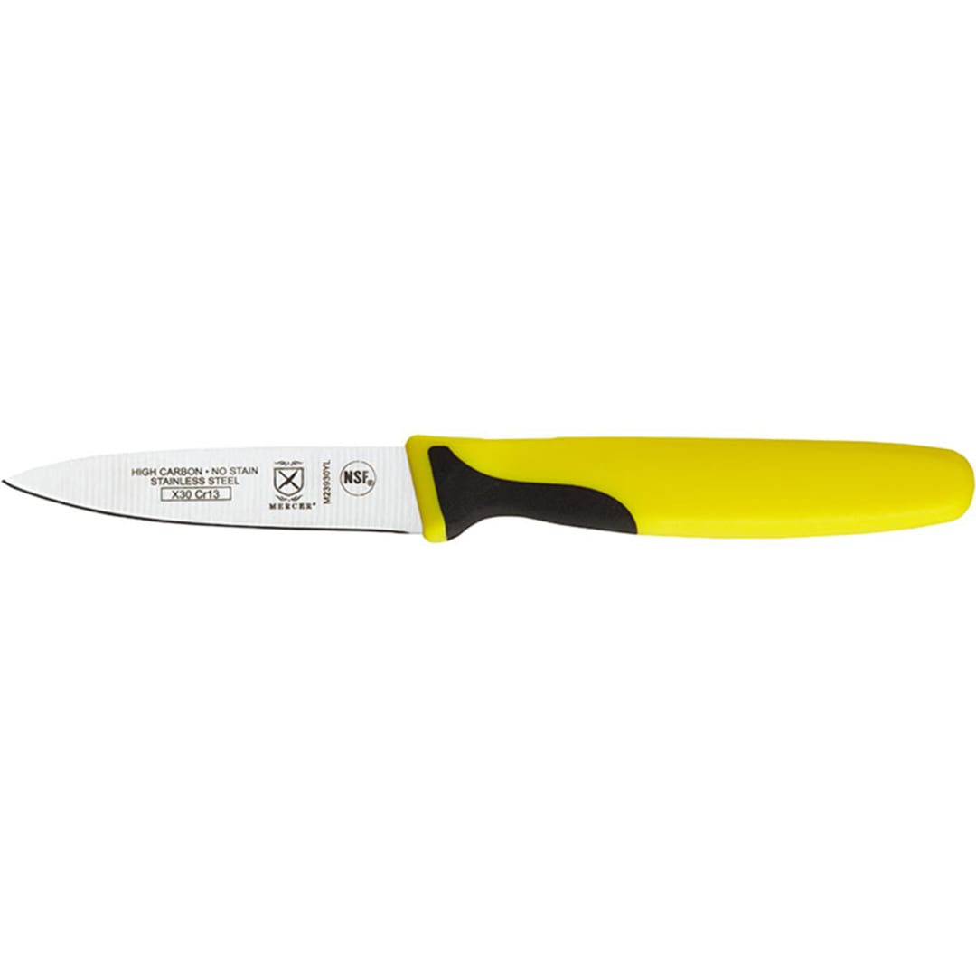 Mercer Culinary M23930YL Millennia® 3" Yellow Paring Knife