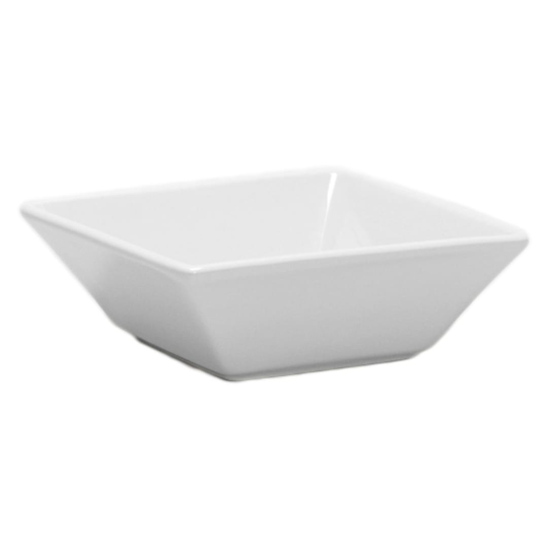 Tuxton GSP-531 Santorini 25 Oz. White Square Bowl