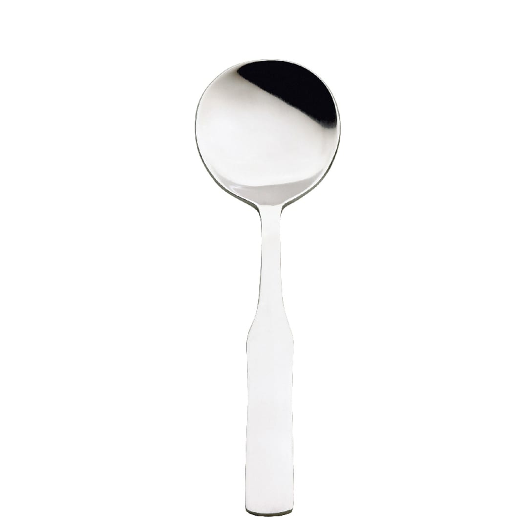 Browne Foodservice 502713 Elegance S/S 7" Round Soup Spoon - Dozen