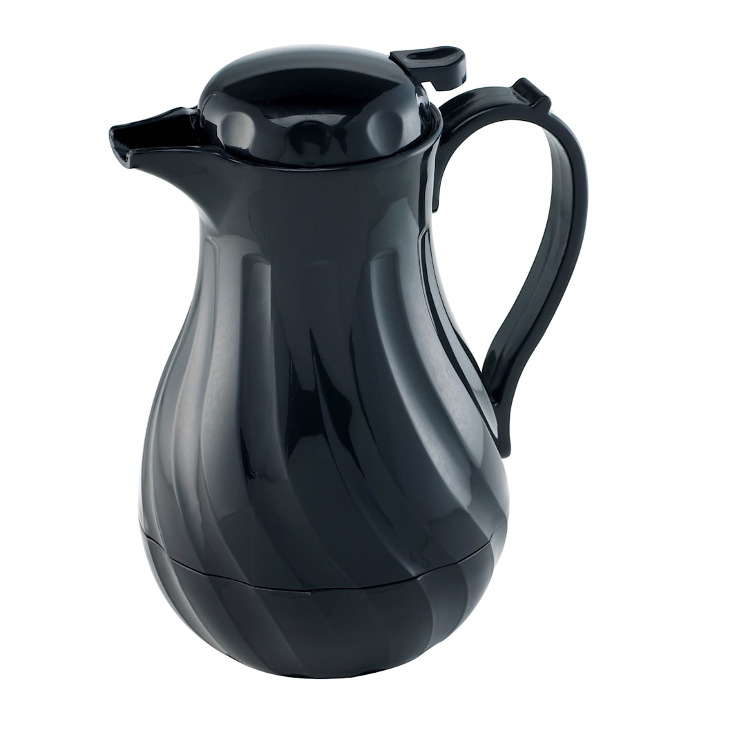 Browne Foodservice 744223 40 Oz. Insulated Black Coffee Server