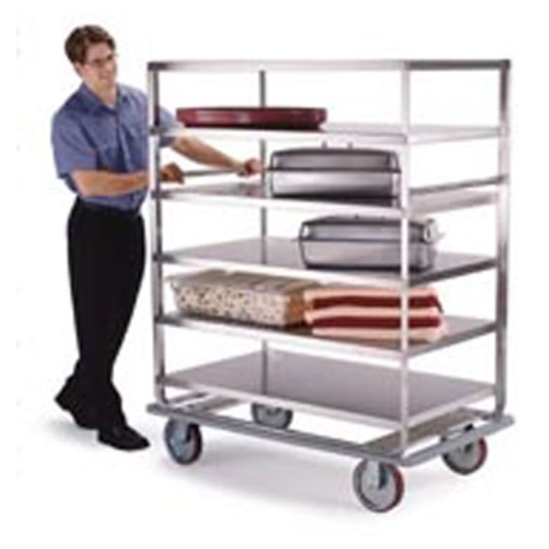 Lakeside® 581 S/S Tough Transport 1000 Lb. Cap 3 Shelf Banquet Cart