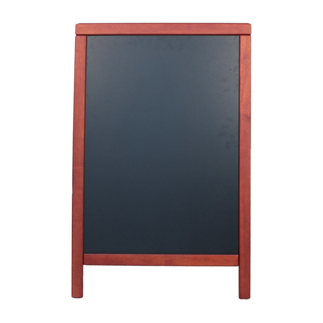 American Metalcraft SBDM85 Securit® Medium Mahogany Sandwich Board