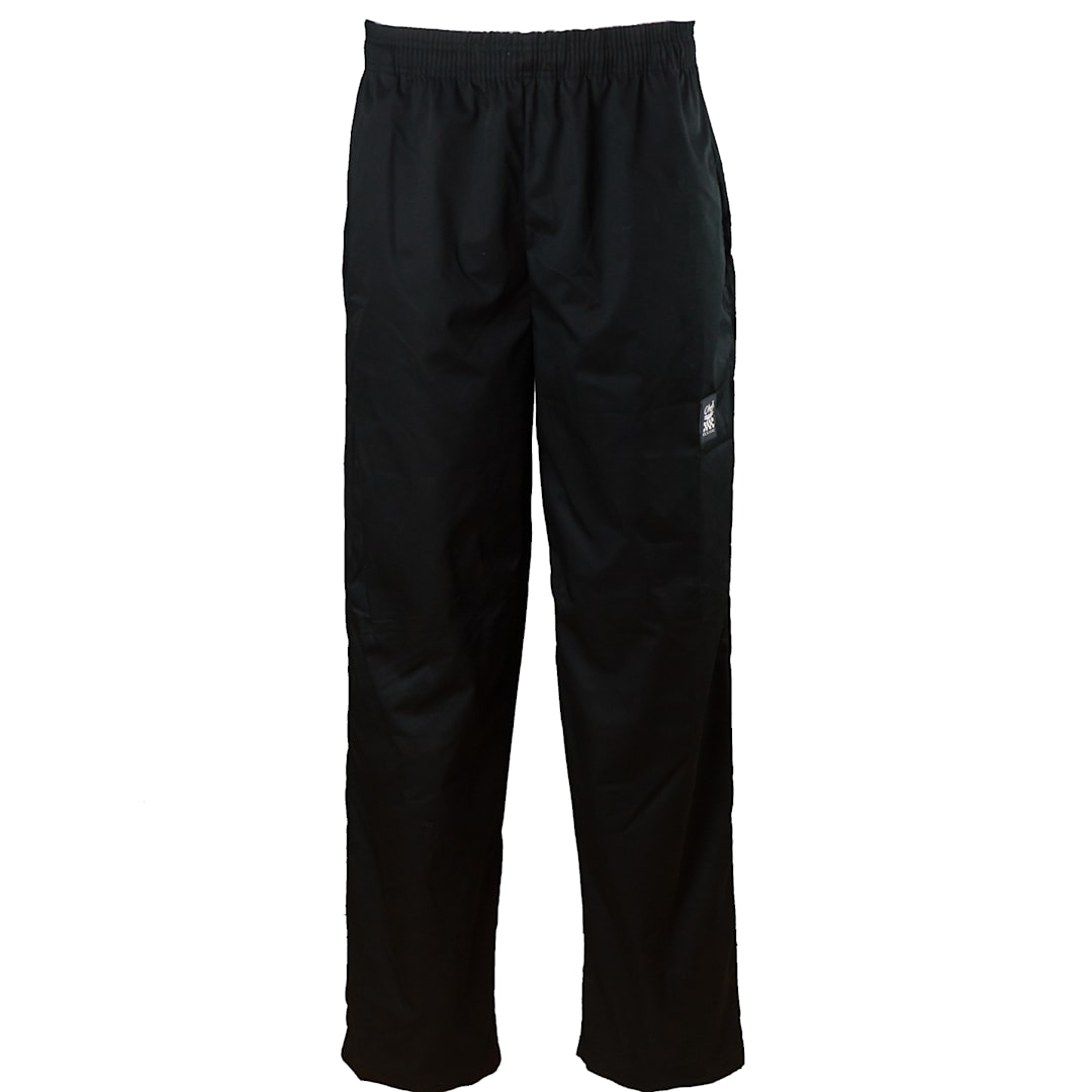 Chef Revival® P020BK-2X Black 2X-Large Baggy Chef Pants