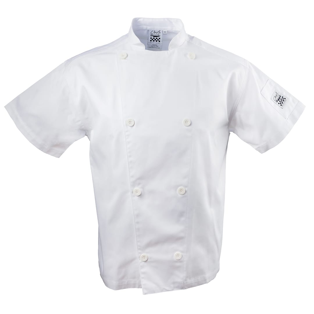 Chef Revival J005-XL Knife & Steel White X LG Short Sleeve Jacket