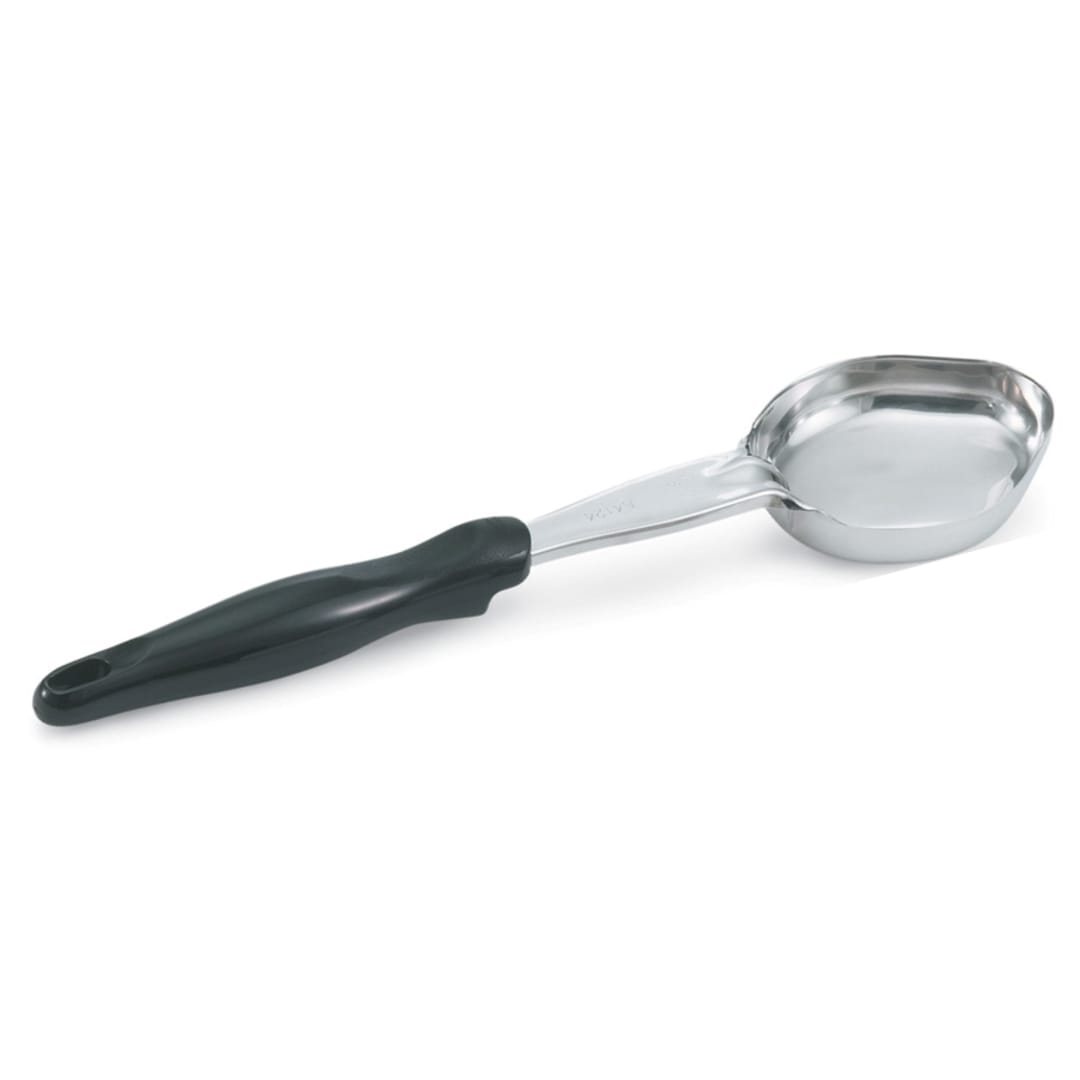 Vollrath® 6412120 Black 1 Ounce Oval Solid Spoodle®