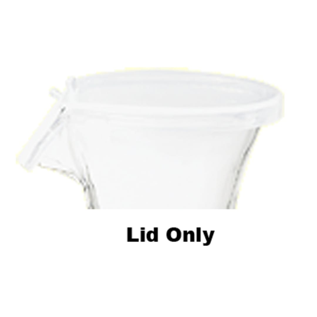 G.E.T. LID-BW-1100-CL Polypropylene 1.0 Liter Decanter Lid - Dozen