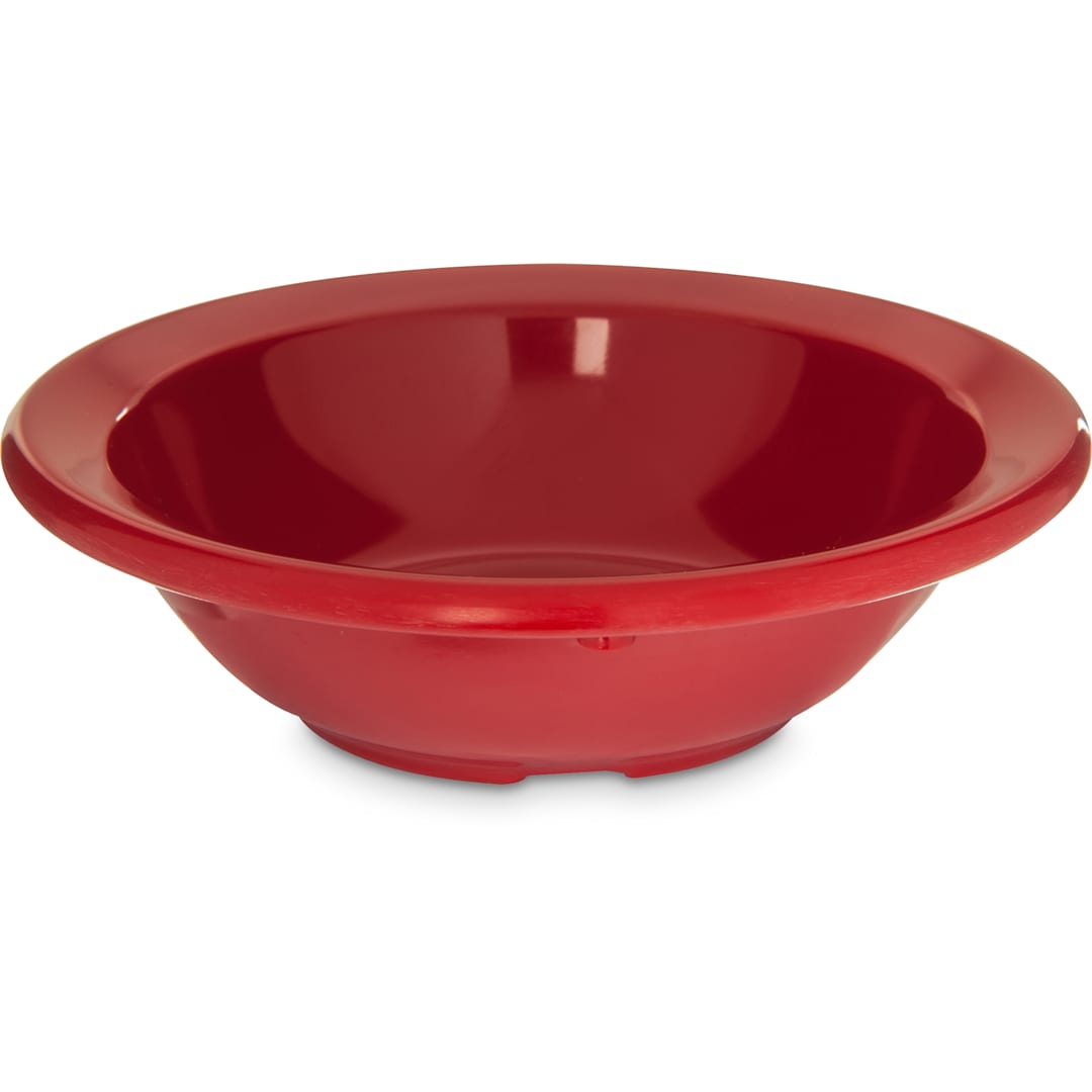 Carlisle KL80505 Kingline Red 4.75 Oz Rimmed Fruit Bowl
