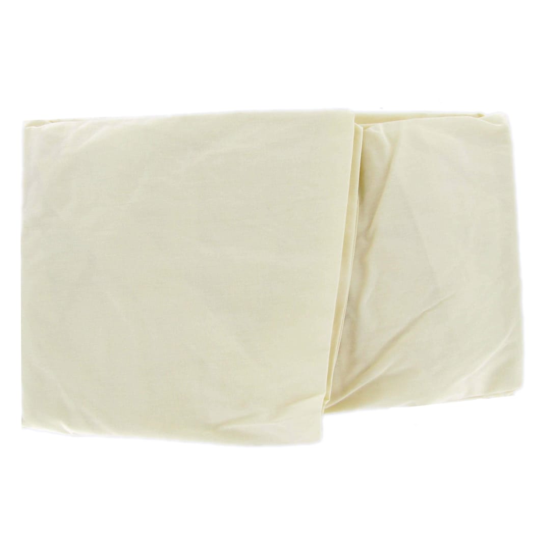 Thomaston Mills 908167-101 Bone 39" x 75" Twin Fitted Sheet