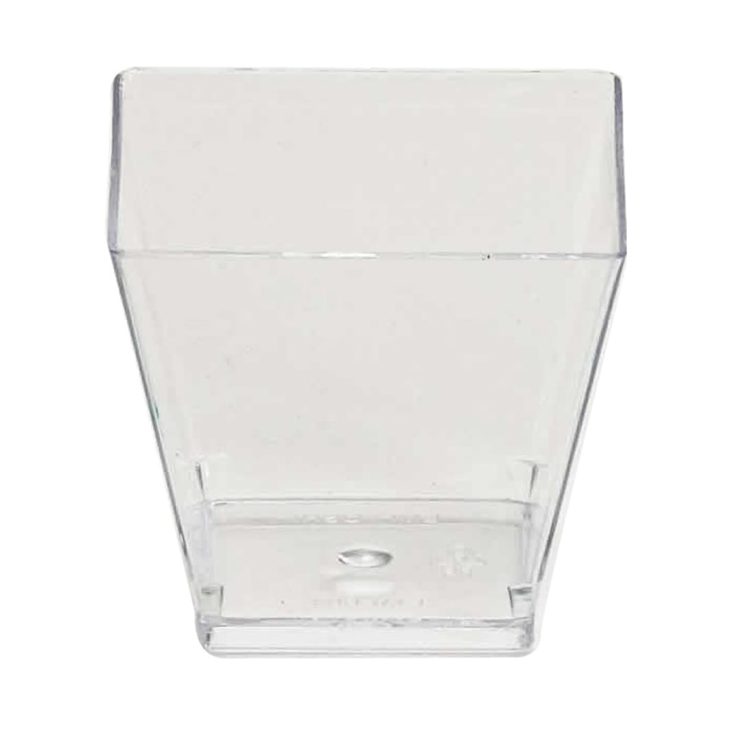 EMI Yoshi® EMI-604-CL Plastic 2 Oz. Notion Cube Dish