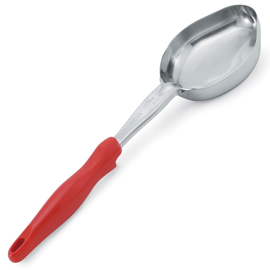 Vollrath® 6412865 Orange 8 Ounce Oval Solid Spoodle®