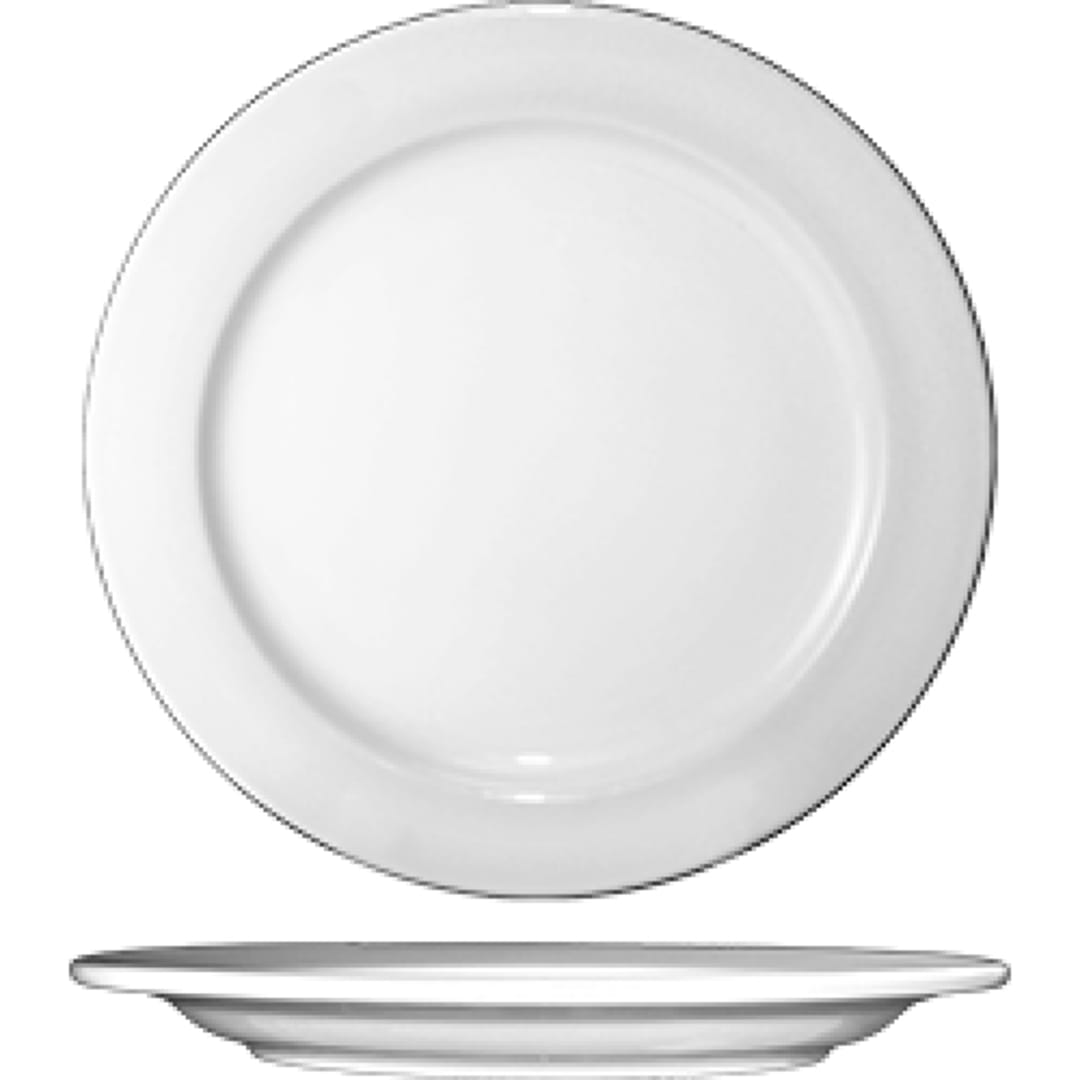 International Tableware DO-8 White Porcelain 9" Plate