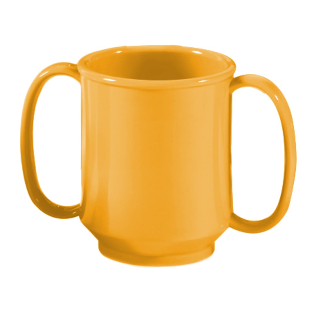 G.E.T. SN-103-TY Tropical Yellow 8 Ounce Handled Sippy Mug
