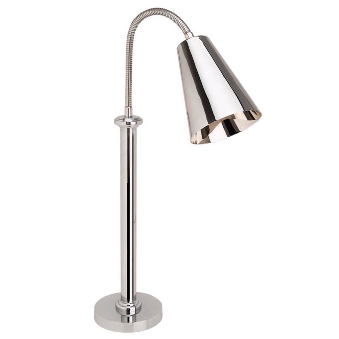 Eastern Tabletop 9641 Chrome Self Standing Single Cone Lamp