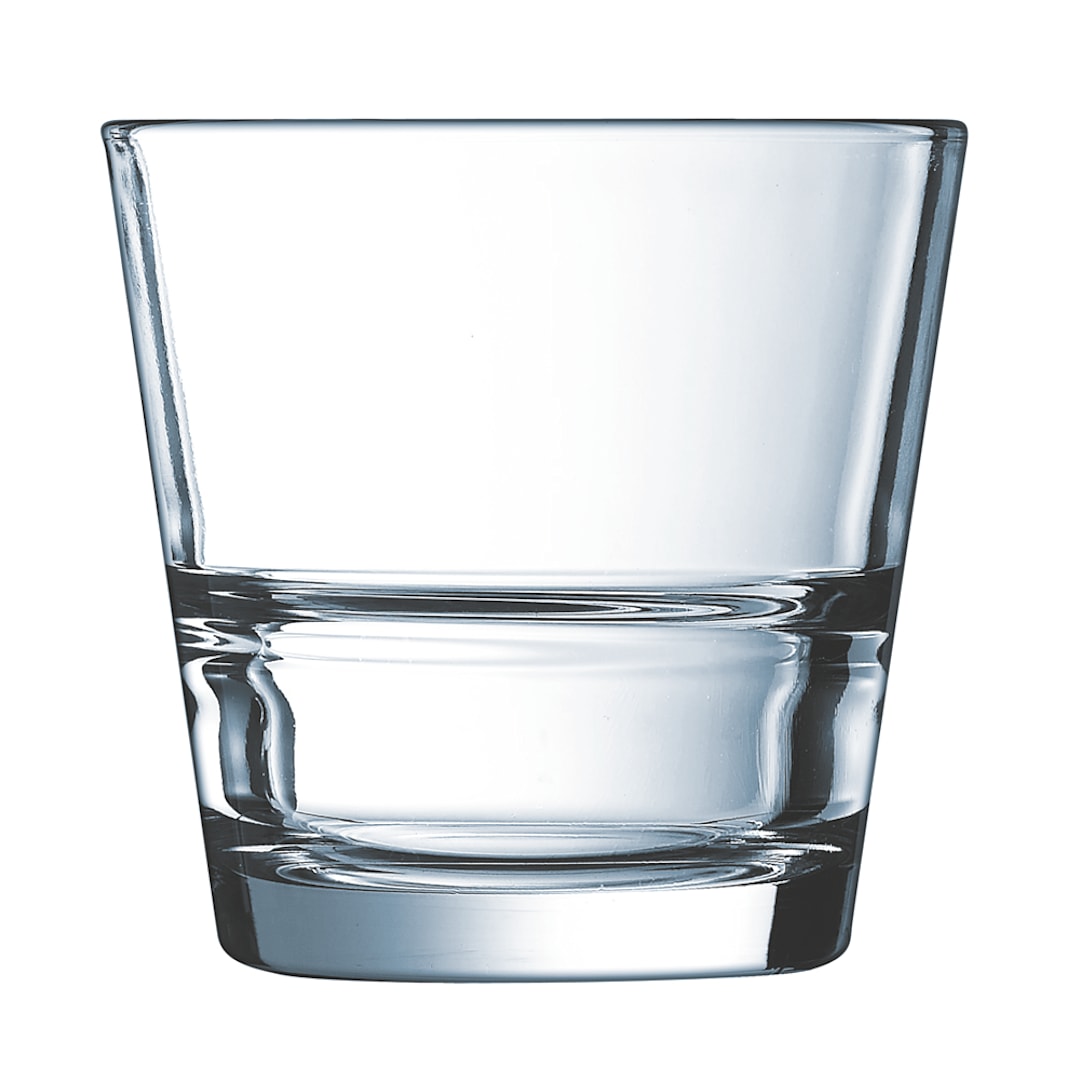 Arcoroc H3858 Stack Up 7 Oz. Rocks Glass