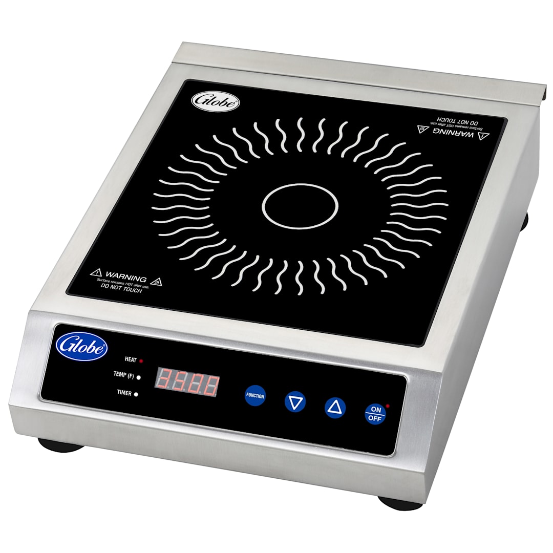 Globe Food Equipment GIR18 120v Countertop 1800 Watt Induction Range
