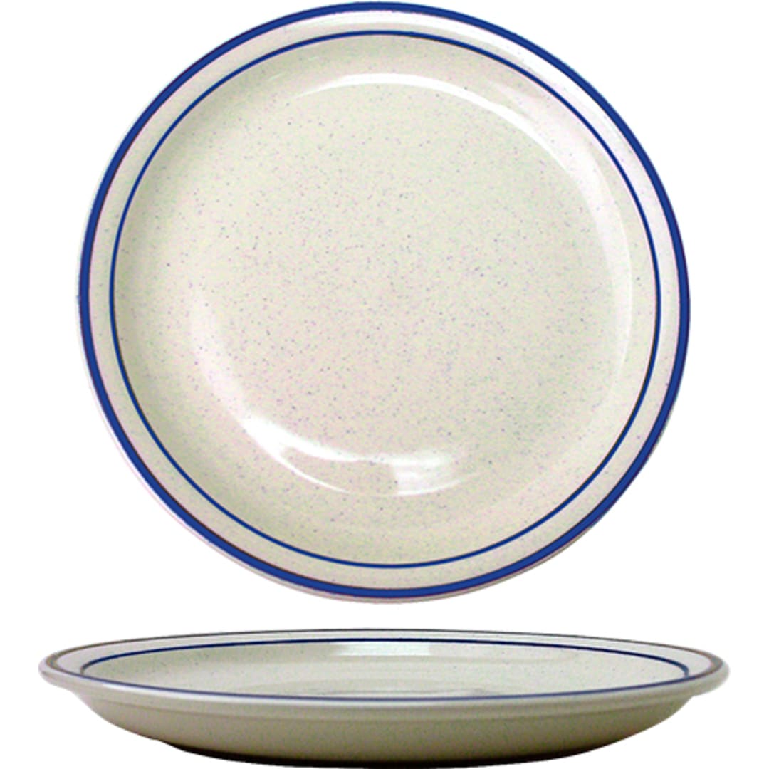 International Tableware DA-8 Danube Blue Speckle 9" Plate