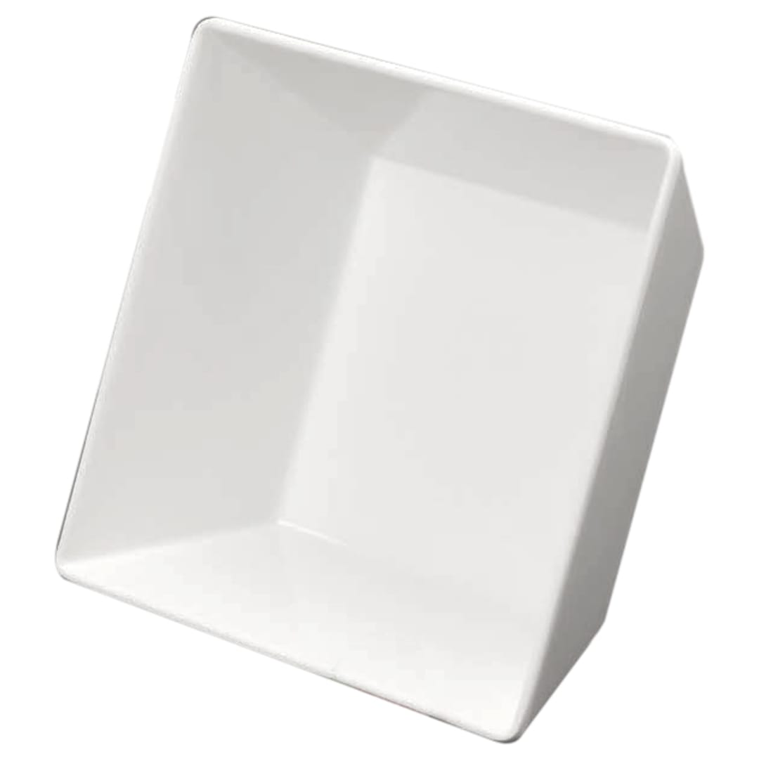 American Metalcraft SQB88 White Porcelain 47 Oz Square Bowl