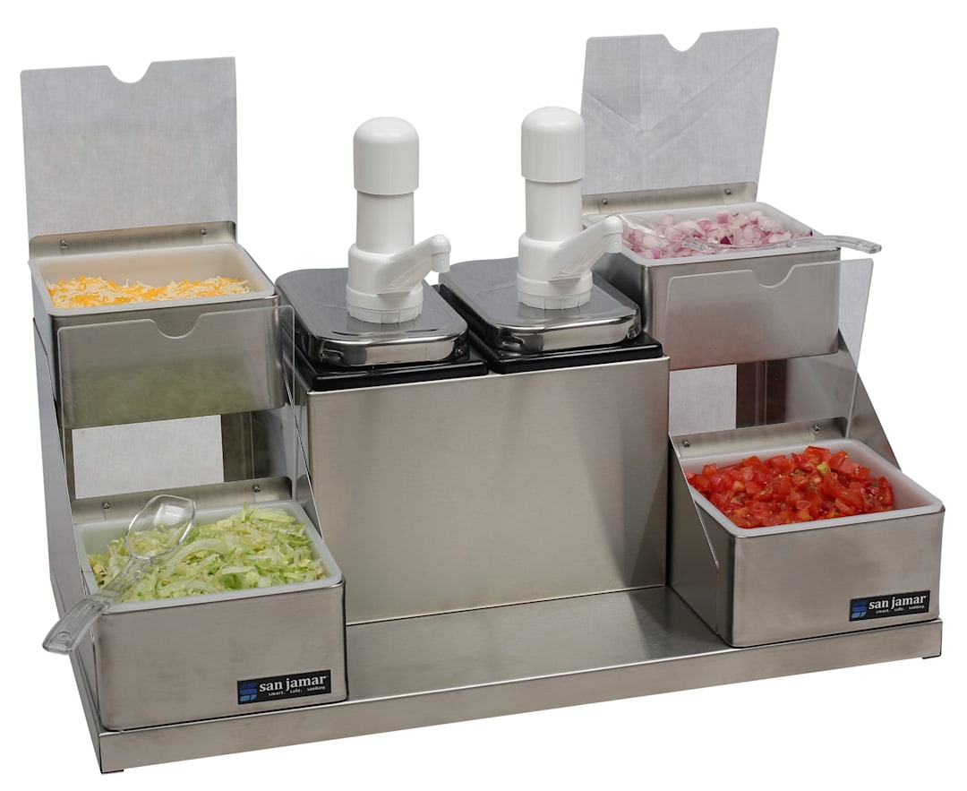 San Jamar® P9724 Self-Service Condiment Center