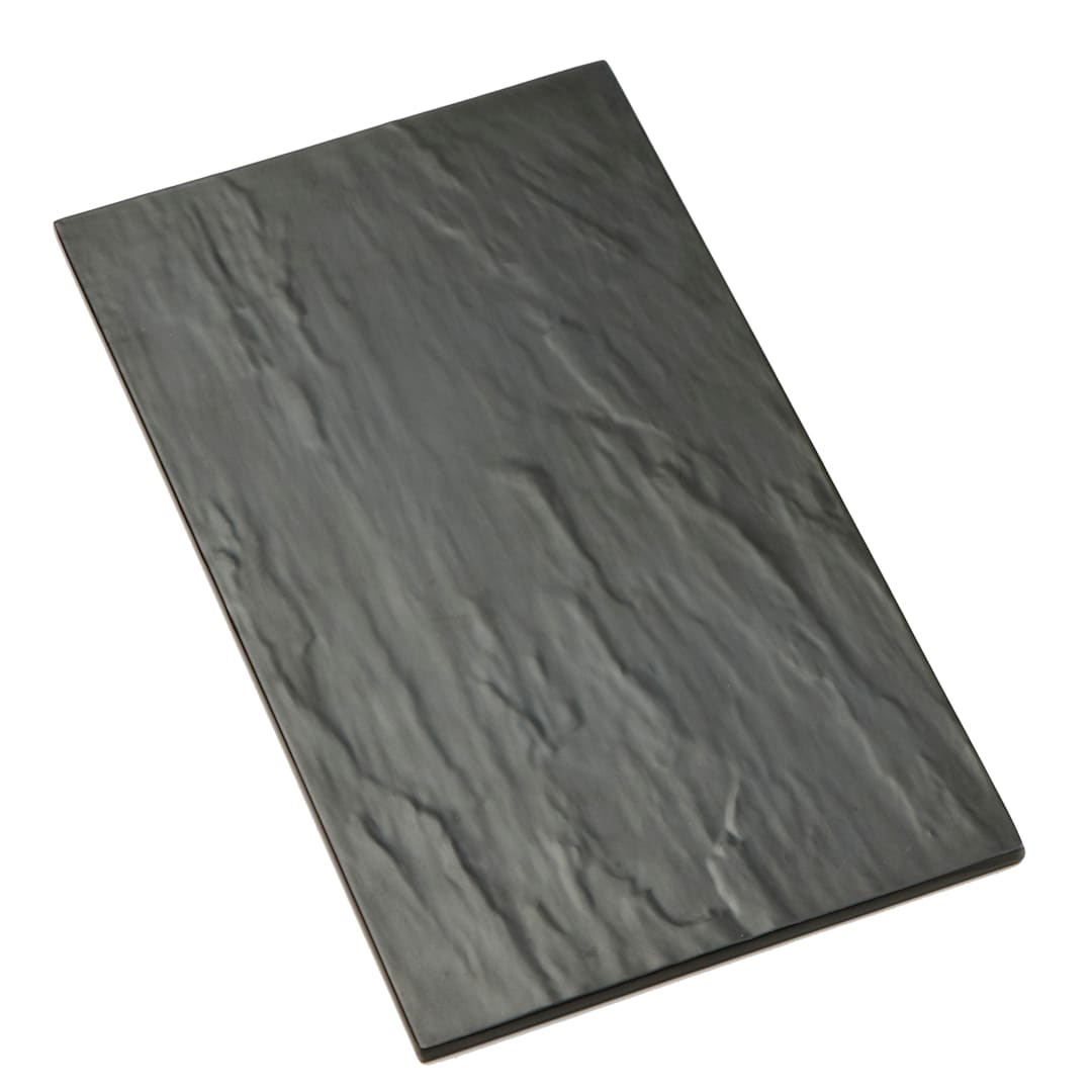 American Metalcraft FSLT08 Endurance Faux Slate 14-3/4" Long Tray