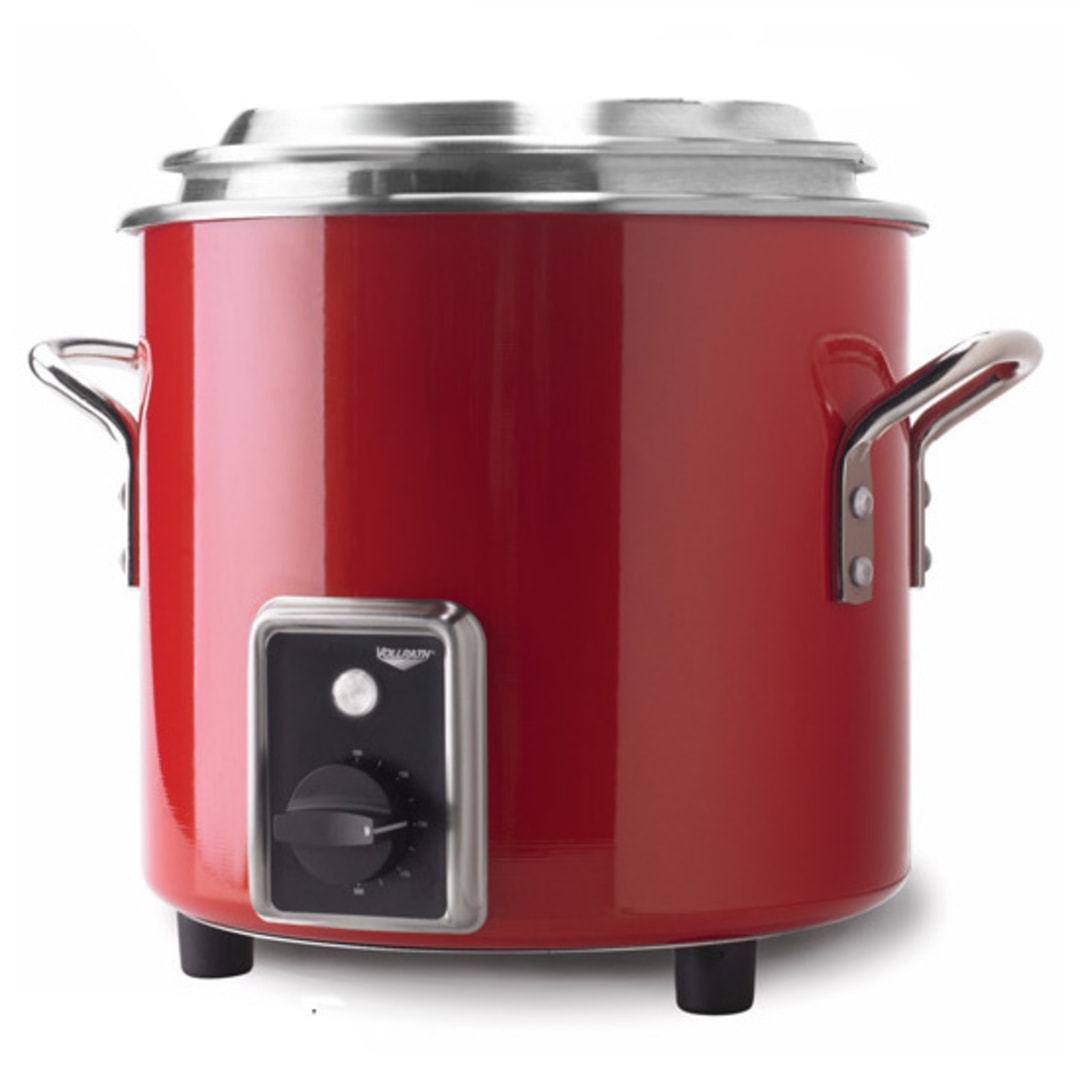 Vollrath 7217255 11 Quart Red Finish Stock Pot Kettle Rethermalizer