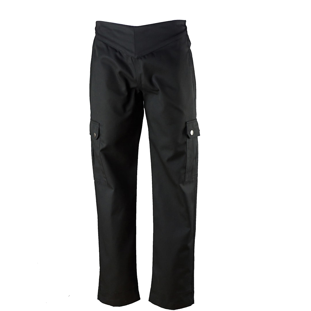 Chef Revival® LP002BK-S Black Small Ladies Cargo Pant