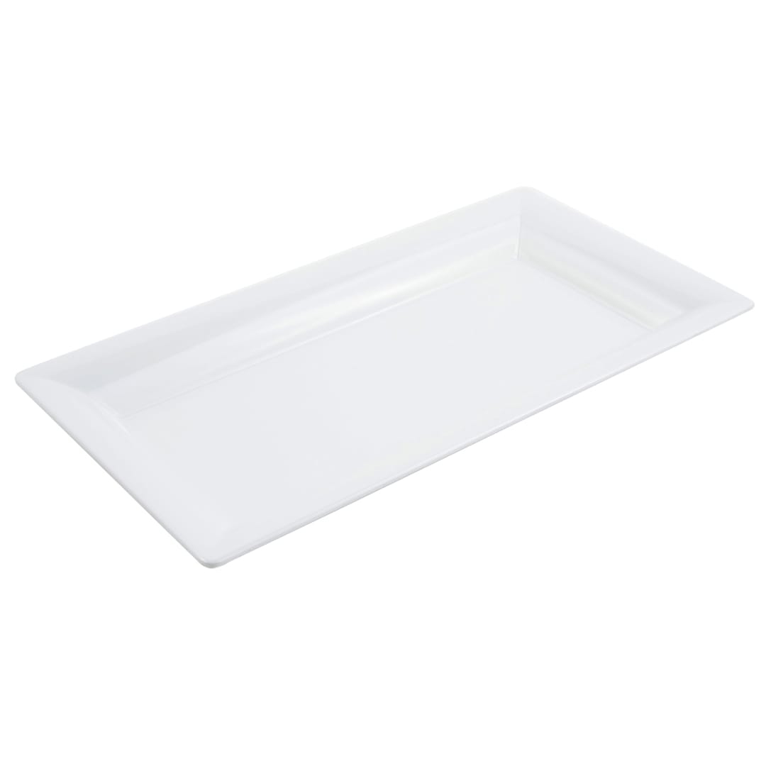Bon Chef 53403 WHITE 19-1/8" x 10-3/8" Melamine Display Pan