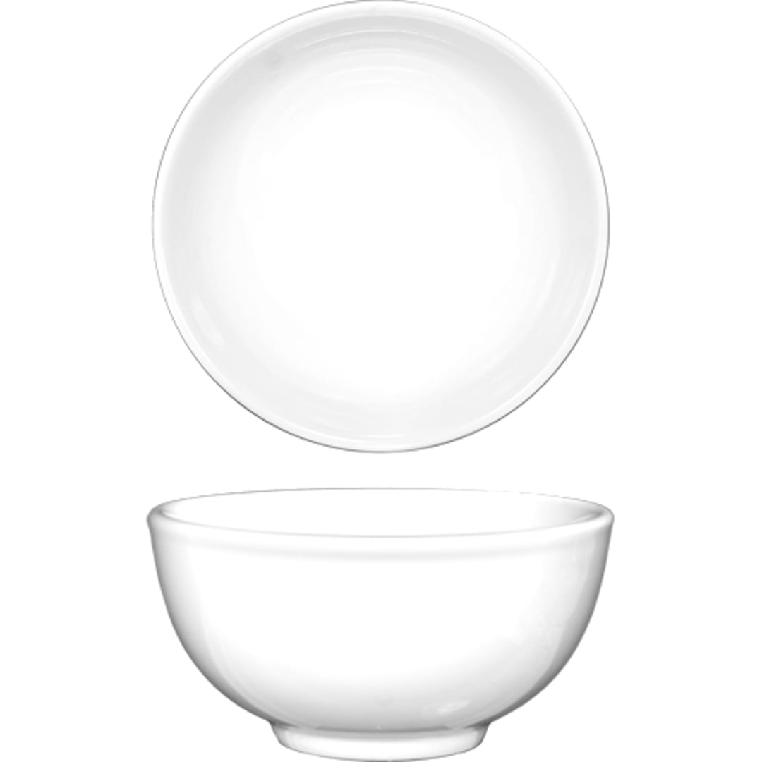 International Tableware BL-24 Bristol 8 Oz White Nappie Bowl