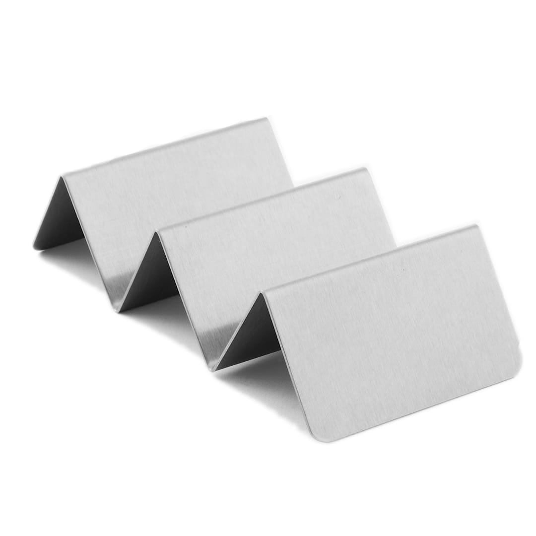 American Metalcraft MTSH3 S/S 2 or 3 Compartment Mini Taco Holder