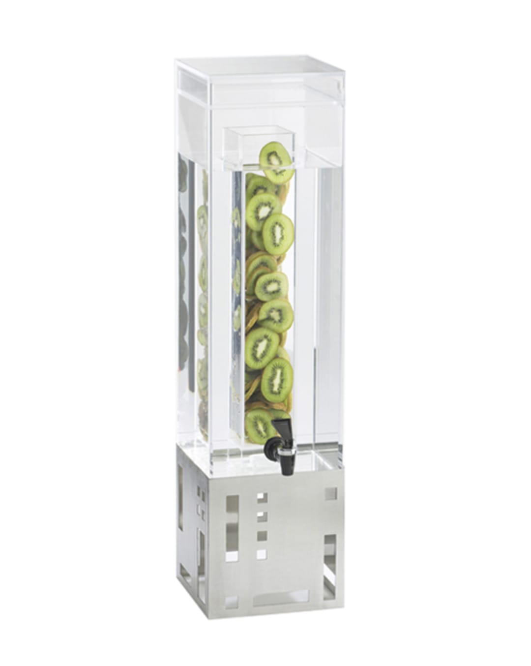 Cal-Mil 1602-3INF-55 3 Gallon Squared Infusion Beverage Dispenser