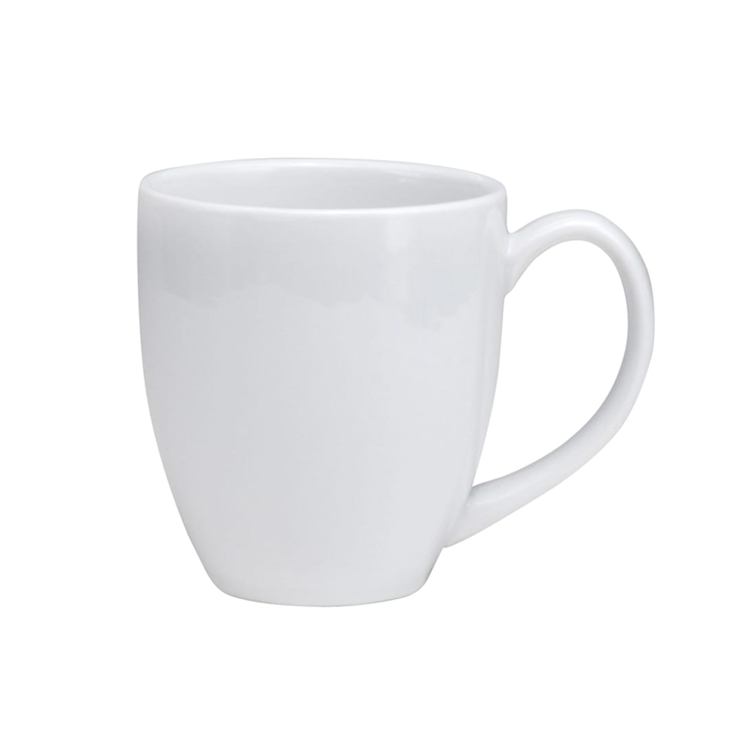 1880 Hospitality F8010000563 Bright White Ware 12 Oz. Euro Mug - 36/CS