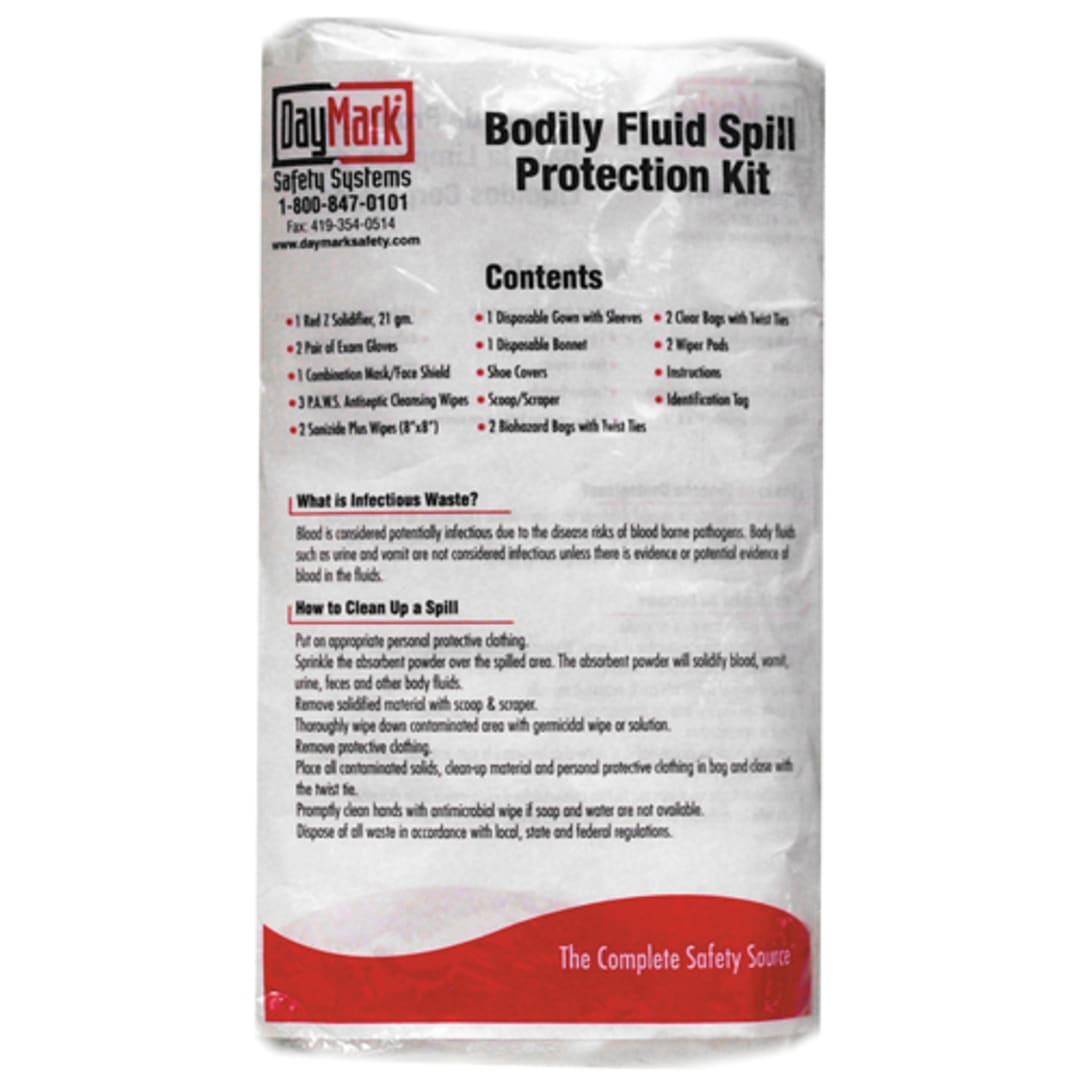 DayMark® 114705 Bodily Fluid Spill Protection Kit Refill Pack