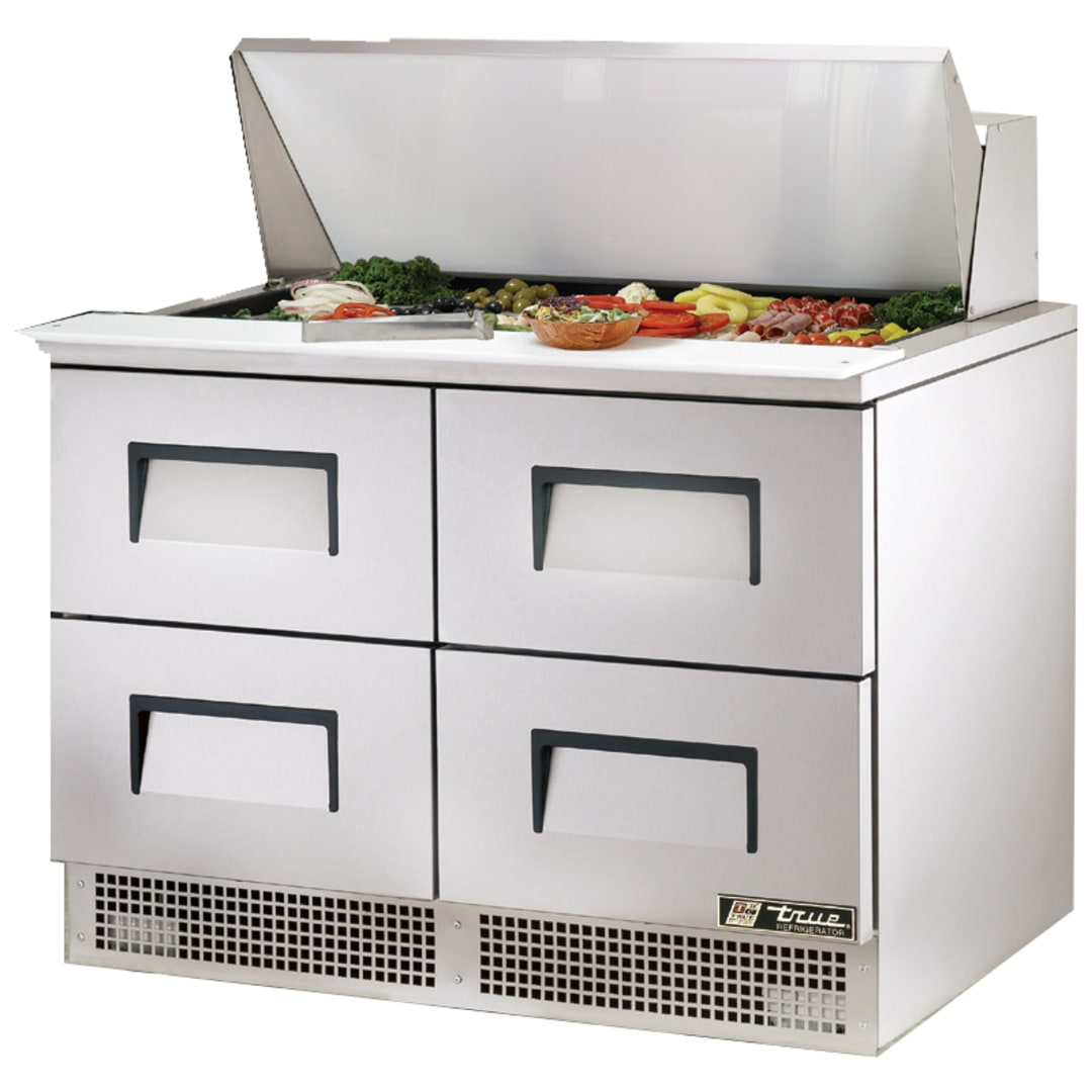True® TFP-48-18M-D-4 Two Section 48" Sandwich / Salad Unit
